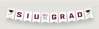 SIU graduation Pennant Banner