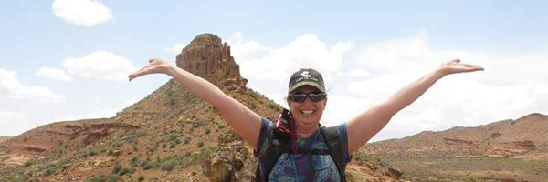 Sally Potter-McIntyre at Mississippi River research site