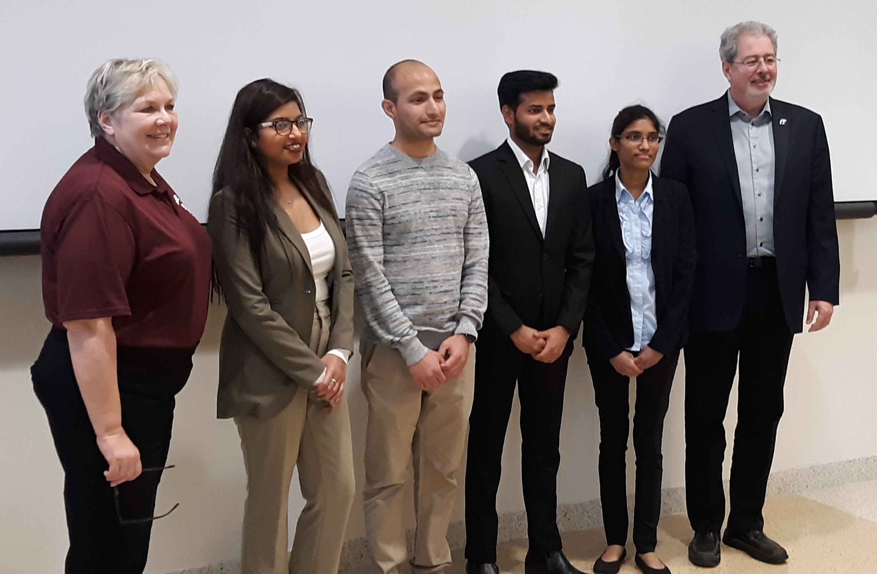 SIU three minute thesis winners group photo