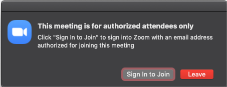 meeting authorized