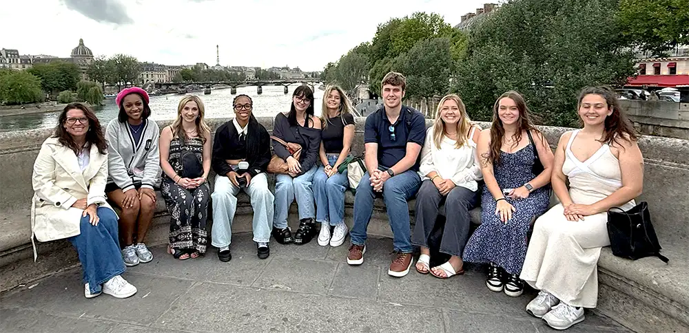 Business Study abroad students