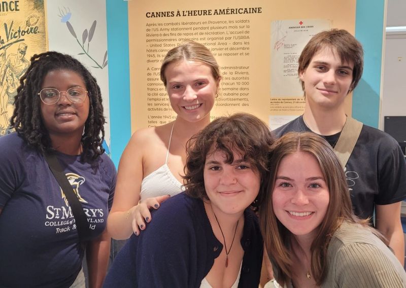 AIFs group visit to French Archives, Cannes